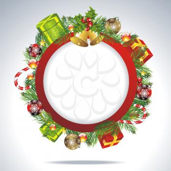 Christmas gifts vector image 