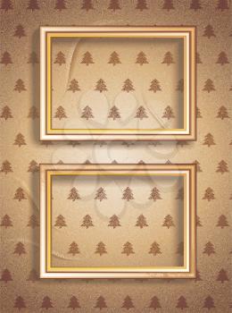 Vector Vintage Merry Christmas Frames. Easy to edit. Perfect for invitations or announcements. 