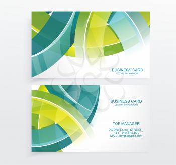 Business card abstract background. Vector illustration. 