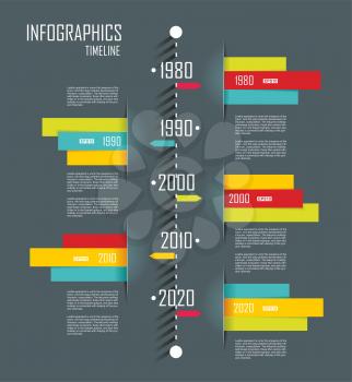 Modern infographics set. Diagram and Time Line design. Vector 