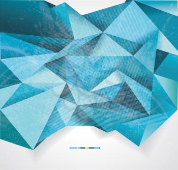 Abstract geometrical background, polygonal design