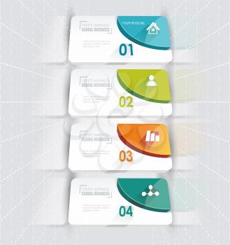 Modern options banner,can be used for workflow layout, infographics, number llines, web design. 