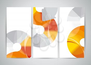Vector banners or brochure template design with arrows elements.