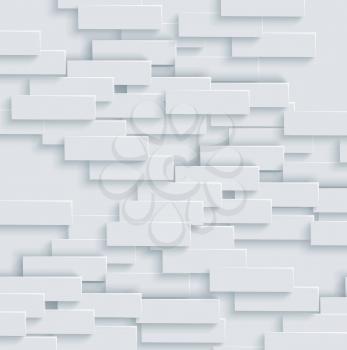 Abstract geometric shape from grey  bricks, regtangles vector background.