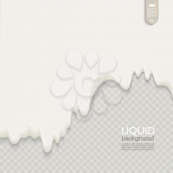 Liquid background. Fluid shape composition. Futuristic design poster, vector.