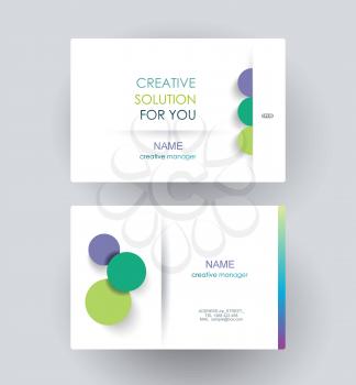 Business cards Design.  Vector Template layout.