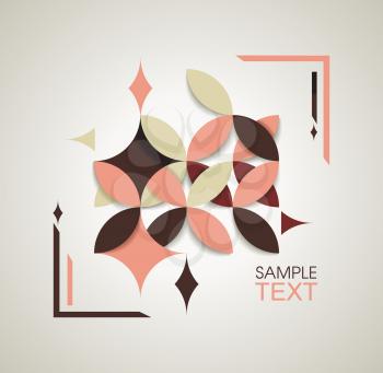 Abstract background geometric design, vector illustration.