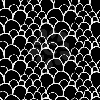 Seamless pattern with abstract scale texture