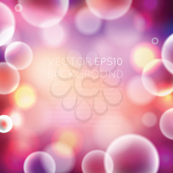 Abstract colorful shining bokeh background