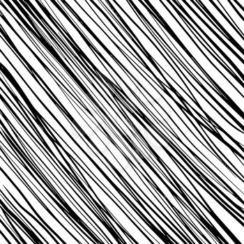 Vector black and white abstract hand drawn texture with lines