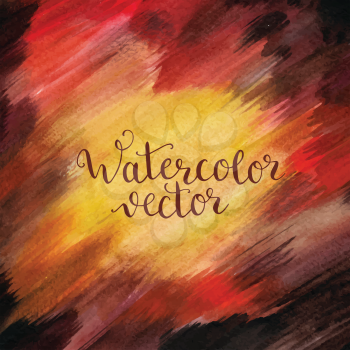 Watercolor abstract colorful textured background