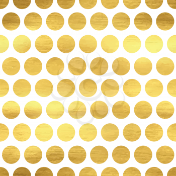 Seamless pattern with abstract polka dots