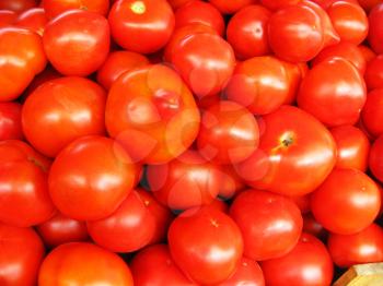 image of background of red ripe tomatoes