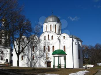 The image of Boriso-Glebsky cathedral in Chernigov