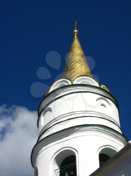 The image of Spaso-Preobrazhensky cathedral in Chernigov