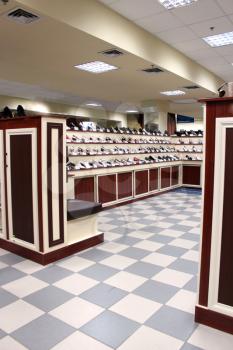 image of shoe shop with a lot of different shoes