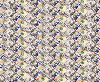background from a lot of hundred dollar bank notes