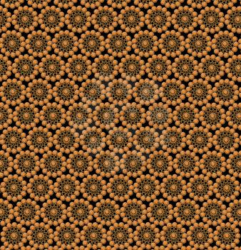 wallpapers with many round abstract golden patterns on the dark
