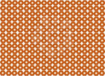 wallpapers with many round abstract shapes from brown patterns with Autumn leaves