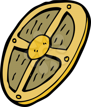 Royalty Free Clipart Image of a Shield