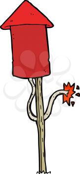 Royalty Free Clipart Image of a Firework
