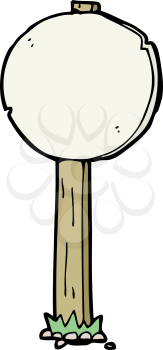 Royalty Free Clipart Image of a signpost