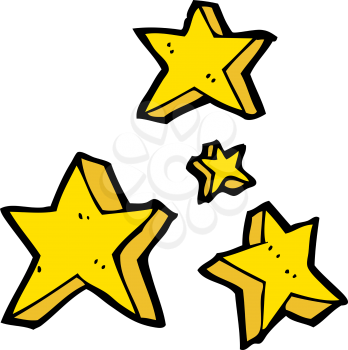 Royalty Free Clipart Image of Stars