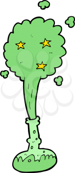 Royalty Free Clipart Image of a Potion Exploding