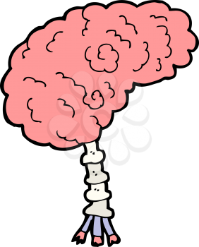 Royalty Free Clipart Image of a Brain