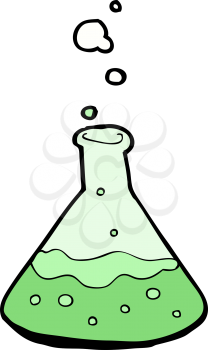 Royalty Free Clipart Image of a Science Chemical