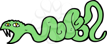Royalty Free Clipart Image of a Snake