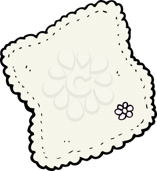 Royalty Free Clipart Image of a Handkerchief