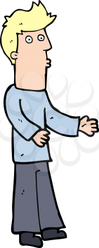 Royalty Free Clipart Image of a Man 