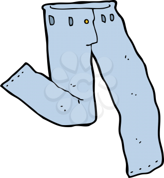 Royalty Free Clipart Image of a Pair of Pants