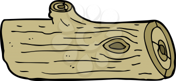 Royalty Free Clipart Image of a Log