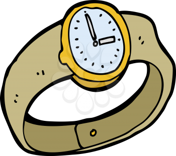 Royalty Free Clipart Image of a Watch