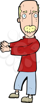 Royalty Free Clipart Image of an Older Man