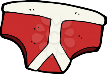 Royalty Free Clipart Image of a Pair of Underwear
