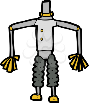 Royalty Free Clipart Image of a Robot Body