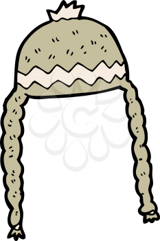 Royalty Free Clipart Image of a Winter Hat