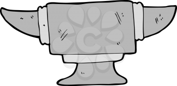 Royalty Free Clipart Image of an Anvil