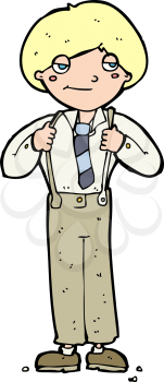 Royalty Free Clipart Image of a Boy 