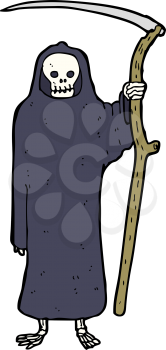 Royalty Free Clipart Image of a Ghoul