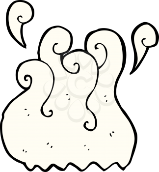 Royalty Free Clipart Image of Steam