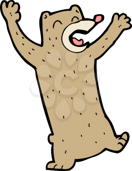 Royalty Free Clipart Image of a Teddy Bear