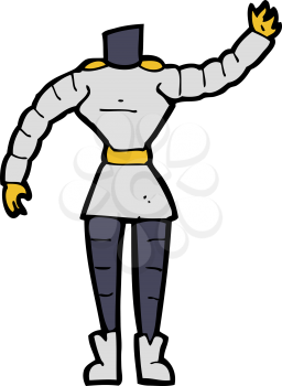 Royalty Free Clipart Image of a Robot BOdy