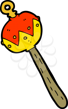 Royalty Free Clipart Image of a Sceptre