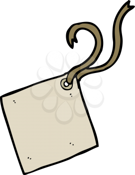 Royalty Free Clipart Image of a Tag