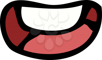 Royalty Free Clipart Image of a Smile