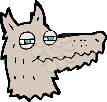 Royalty Free Clipart Image of a Eolf
